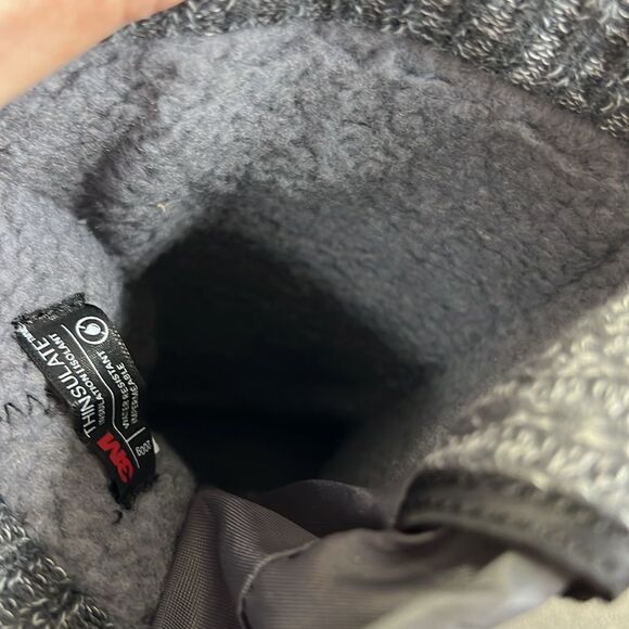 NWOT Winter Boots Gray and Brown Thinsulate Size 8 - Picture 6 of 8